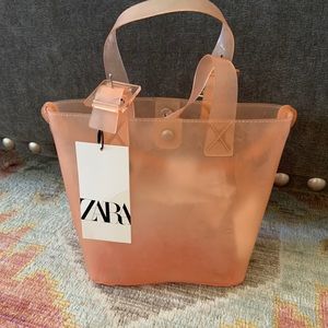 Small ZARA Rubberized tote